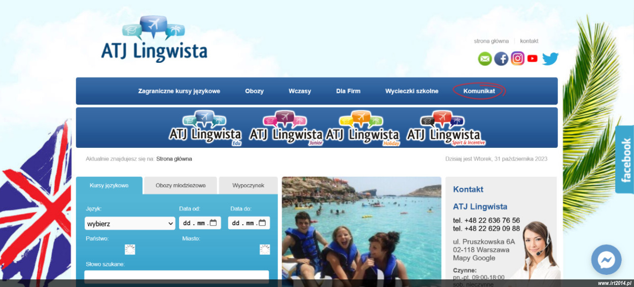 Agencja Turystyki Językowej Lingwista
