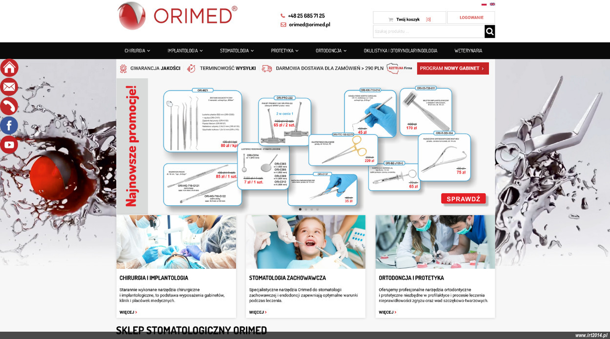 Sklep stomatologiczny Orimed